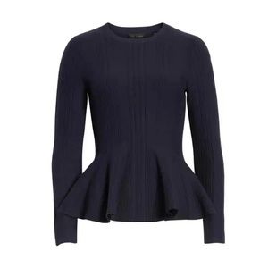 Ted baker beffi ribbed peplum sweater